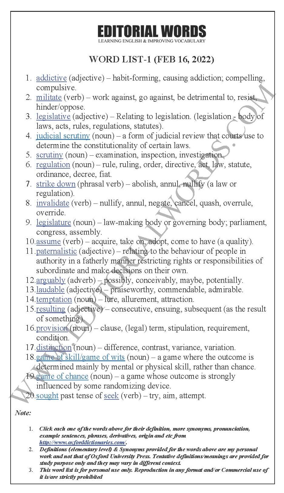 The Hindu Editorial (Gaming and banning) – Feb 16, 2022