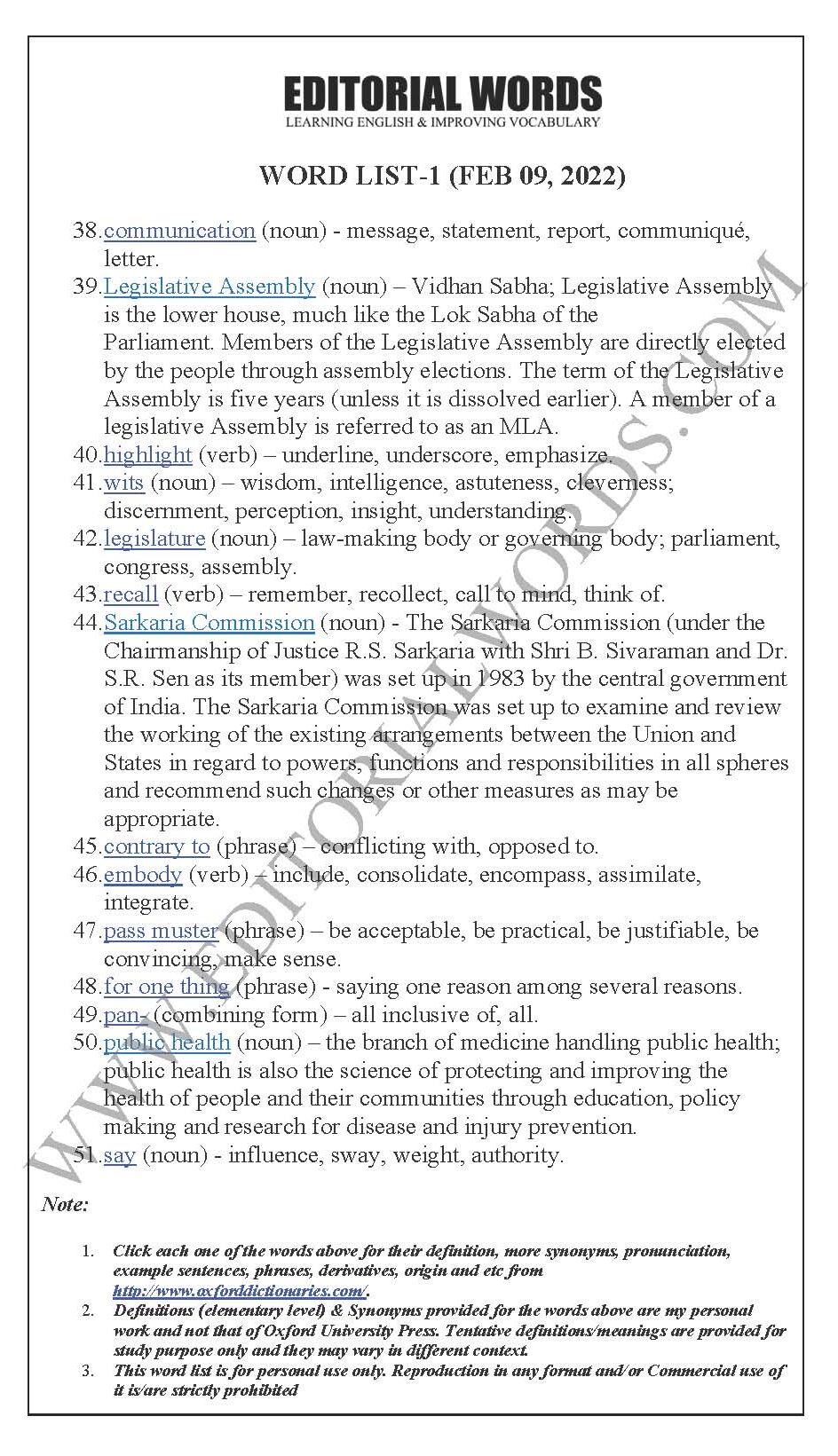 The Hindu Editorial (NEET and States) – Feb 09, 2022