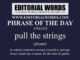 Phrase of the Day (pull the strings)-07MAR22