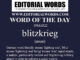 Word of the Day (blitzkrieg)-09MAR22