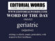 Word of the Day (geriatric)-10MAR22