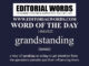 Word of the Day (grandstanding)-14MAR22