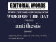 Word of the Day (antithesis)-17MAR22