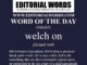 Word of the Day (welch on)-24MAR22