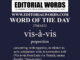 Word of the Day (vis-à-vis)-27MAR22