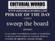 Phrase of the Day (sweep the board)-12APR22