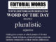 Word of the Day (pluralistic)-09APR22