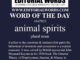 Word of the Day (animal spirits)-16APR22