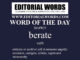 Word of the Day (berate)-20APR22