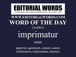 Word of the Day (imprimatur)-23APR22