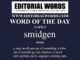 Word of the Day (smidgen)-24APR22