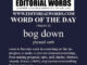 Word of the Day (bog down)-19MAY22