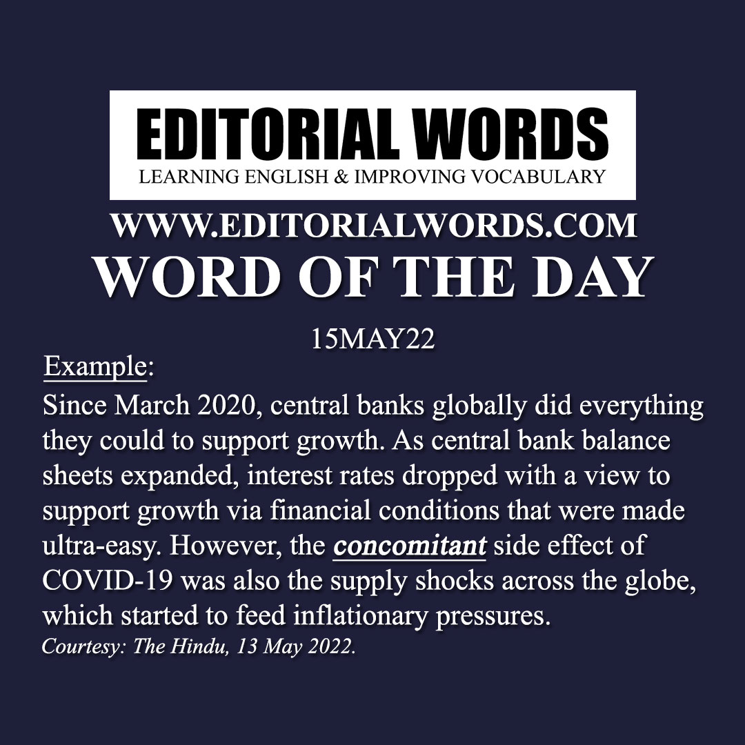 Word of the Day (concomitant)-15MAY22