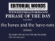 Phrase of the Day (the haves and the have-nots)-18JUN22