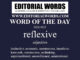 Word of the Day (reflexive)-05JUN22