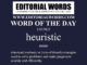 Word of the Day (heuristic)-15JUN22