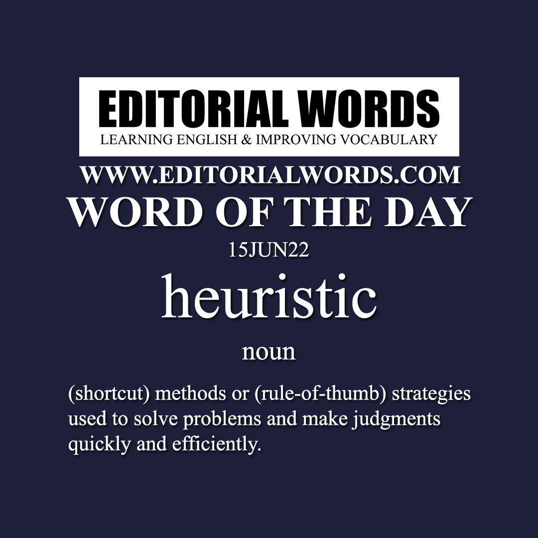 Word of the Day (heuristic)-15JUN22