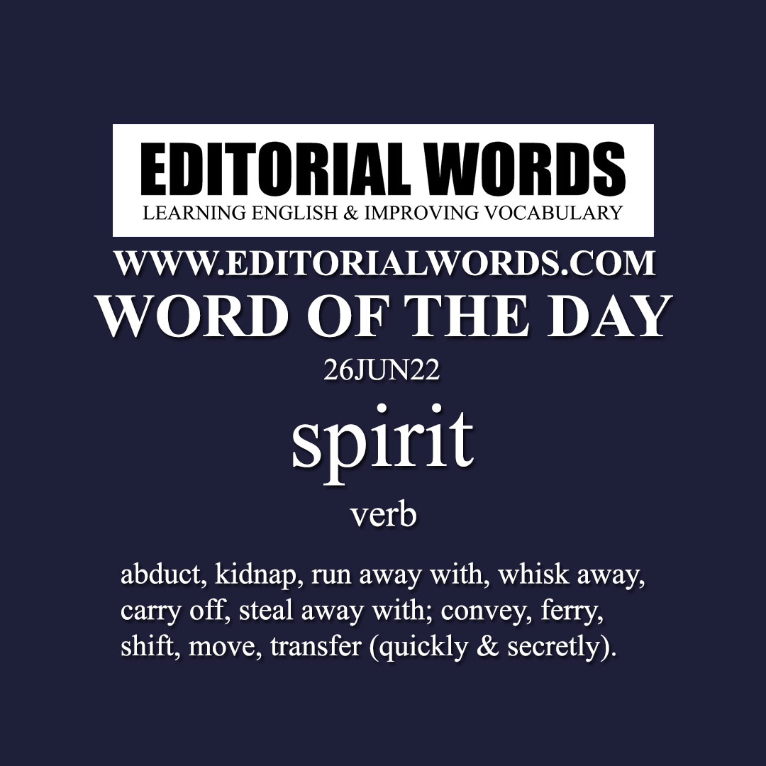 Word of the Day (spirit)-26JUN22