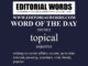 Word of the Day (topical)-29JUN22