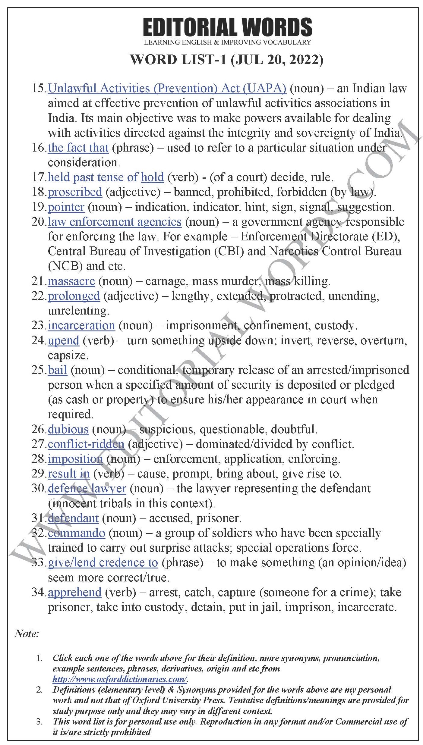 The Hindu Editorial (A stinging indictment) – Jul 20, 2022