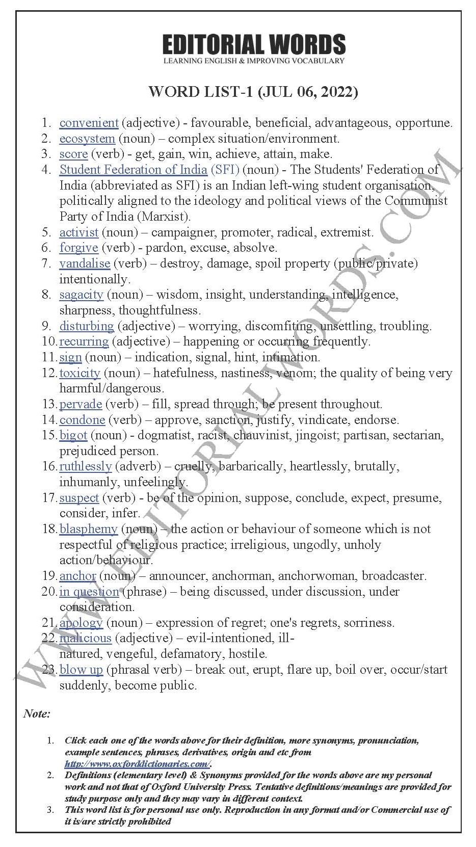 The Hindu Editorial (Convenient lies) – Jul 06, 2022