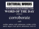 Word of the Day (corroborate)-02JUL22