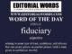 Word of the Day (fiduciary)-07JUL22