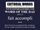 Word of the Day (fait accompli)-28JUL22