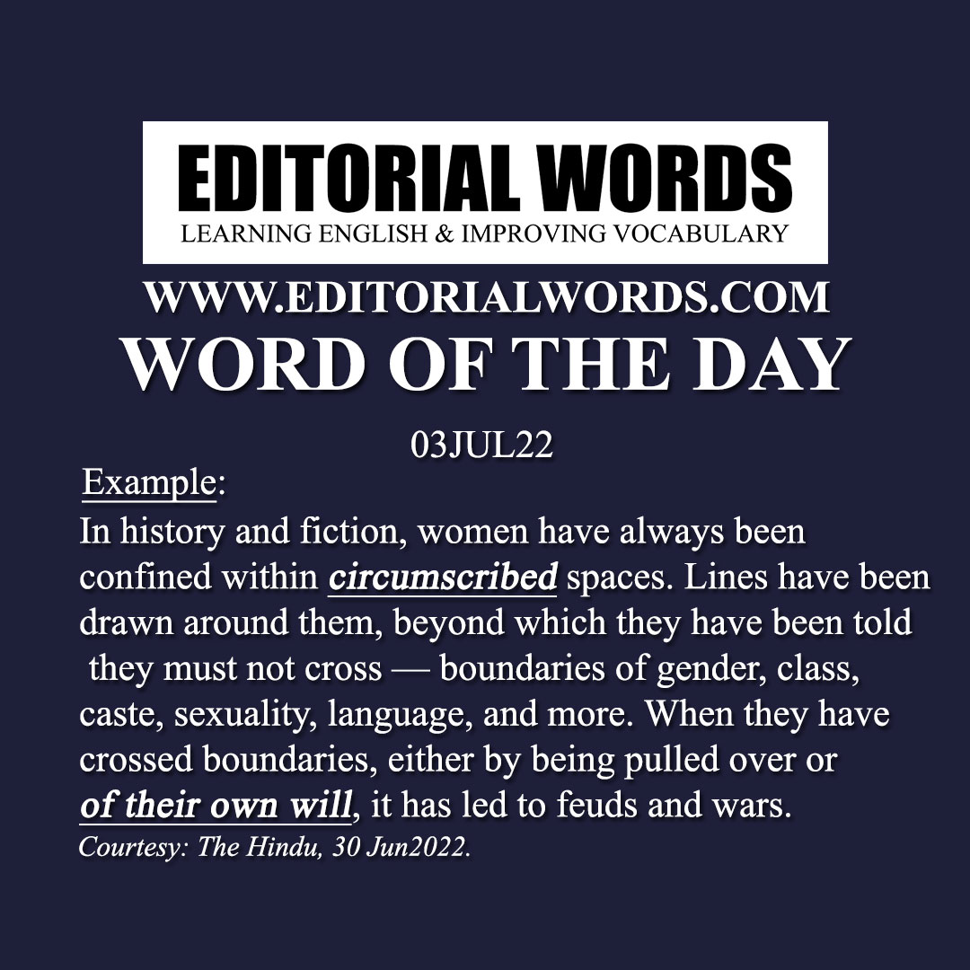 Word of the Day (circumscribed)-03JUL22