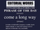 Phrase of the Day (come a long way)-05AUG22