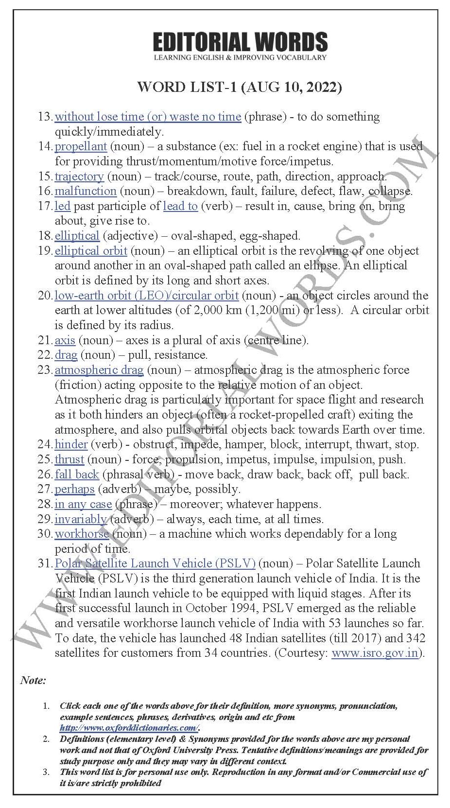 The Hindu Editorial (Space to learn) – Aug 10, 2022