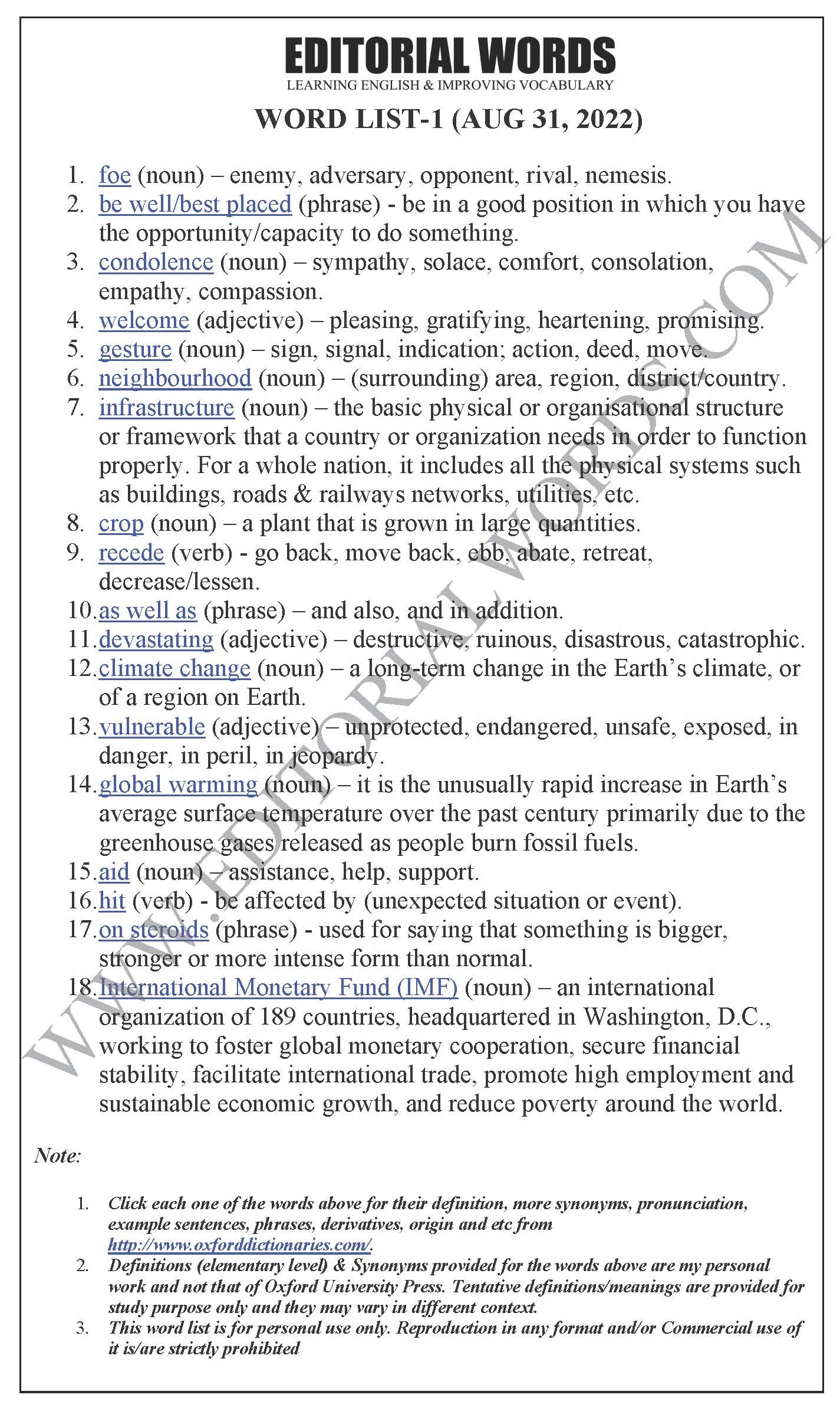 The Hindu Editorial (Floods and foes) – Aug 31, 2022