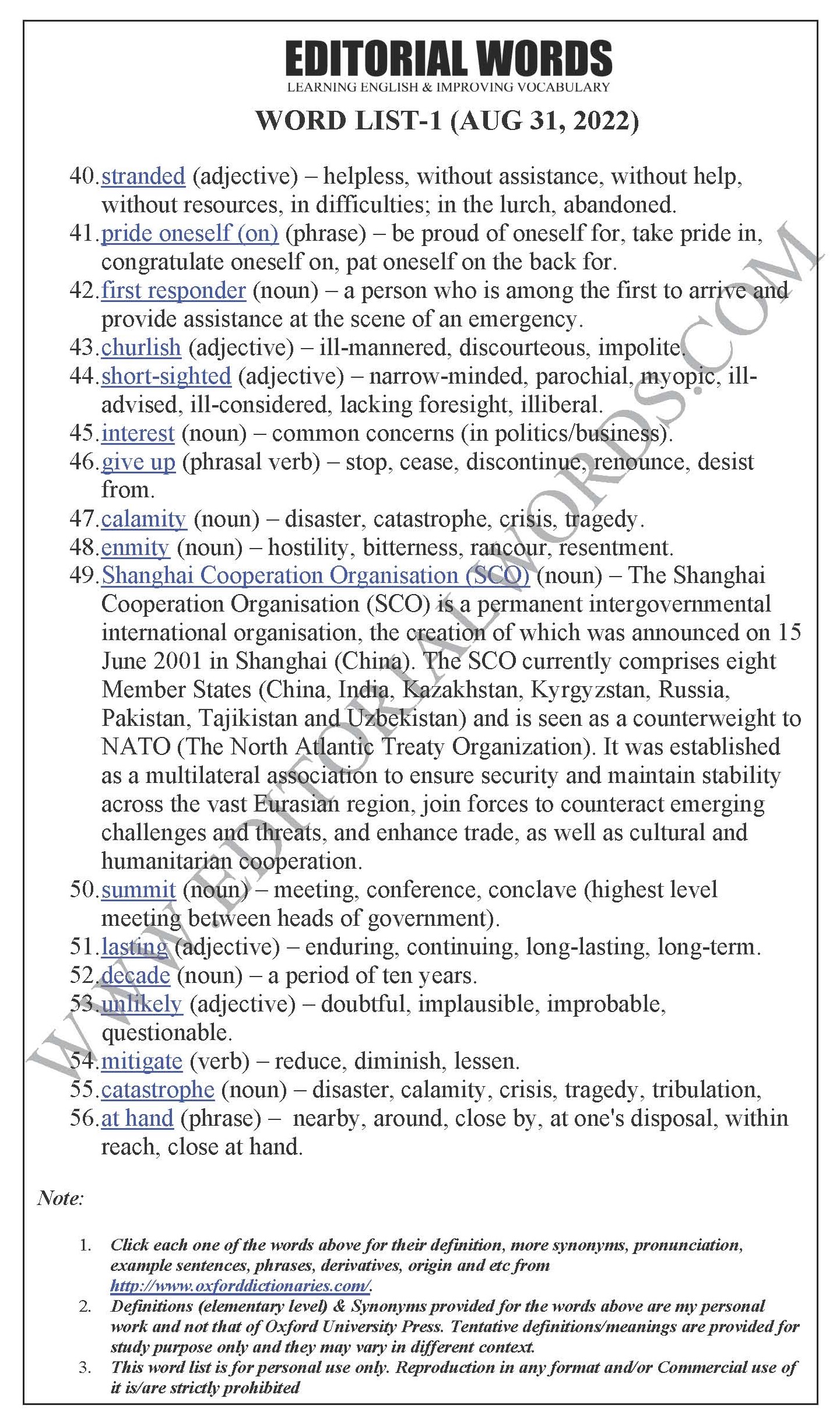 The Hindu Editorial (Floods and foes) – Aug 31, 2022