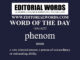 Word of the Day (phenom)-10AUG22