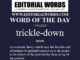 Word of the Day (trickle-down)-17AUG22