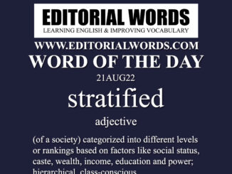 Word of the Day (stratified)-21AUG22