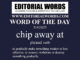 Word of the Day (chip away at)-31AUG22