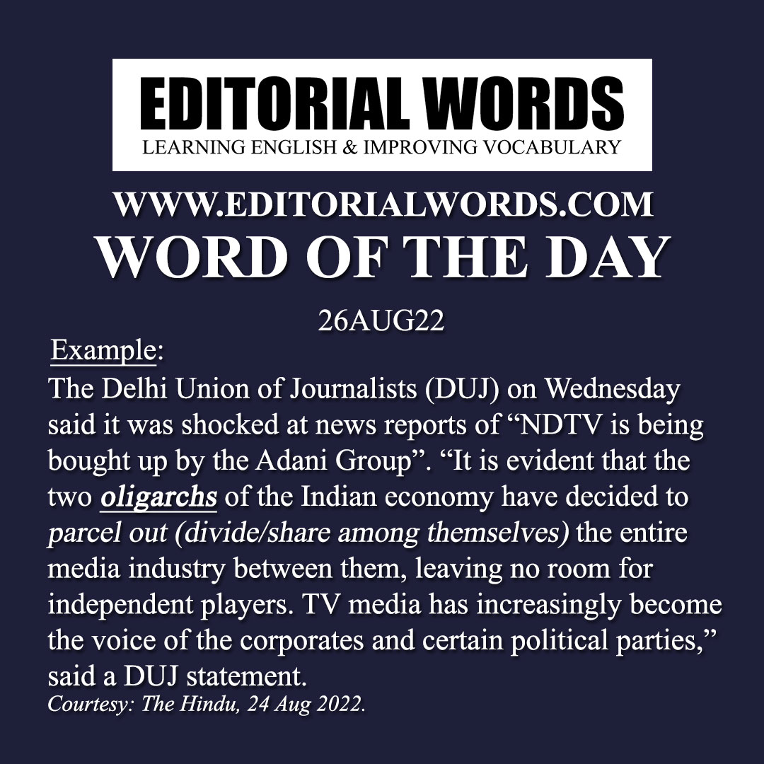 Word of the Day (oligarch)-26AUG22