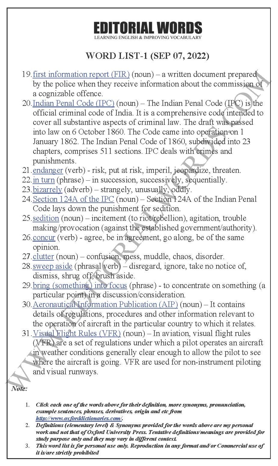 The Hindu Editorial (No compromise) – Sep 07, 2022