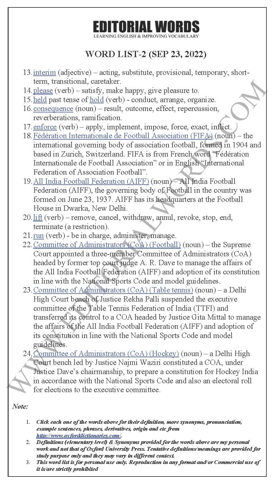 The Hindu Editorial (Managing sports) – Sep 23, 2022