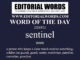 Word of the Day (sentinel)-22SEP22