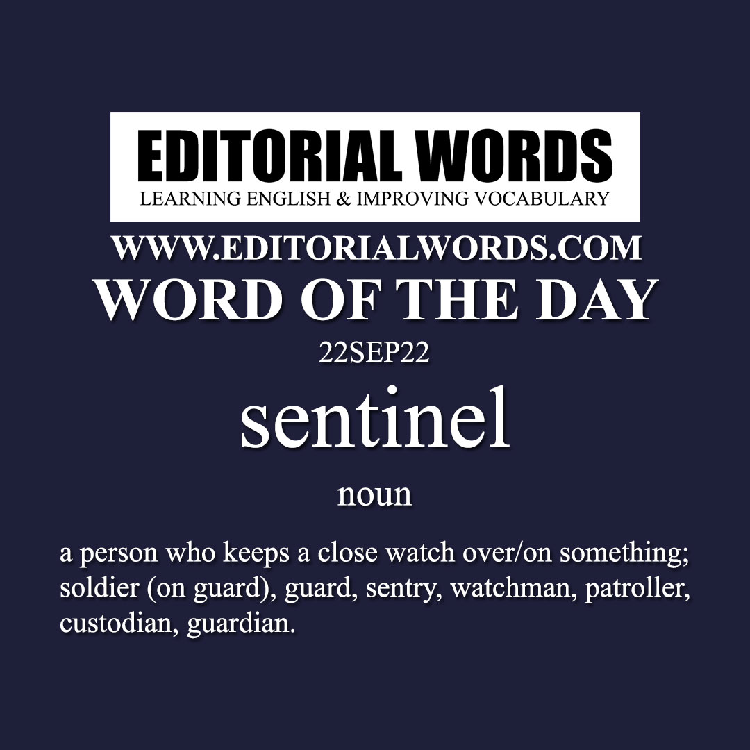 Word of the Day (sentinel)-22SEP22