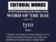 Word of the Day (tyro)-03OCT22