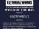 Word of the Day (sacrosanct)-09OCT22