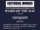 Word of the Day (rampant)-27OCT22