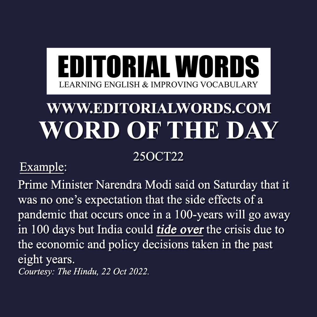 Word of the Day (tide over)-25OCT22