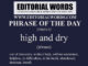 Phrase of the Day (high and dry)-25NOV22