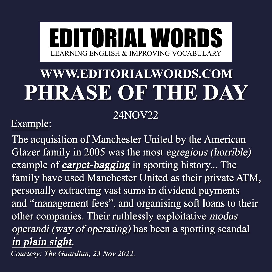 Phrase of the Day (in plain sight)-24NOV22