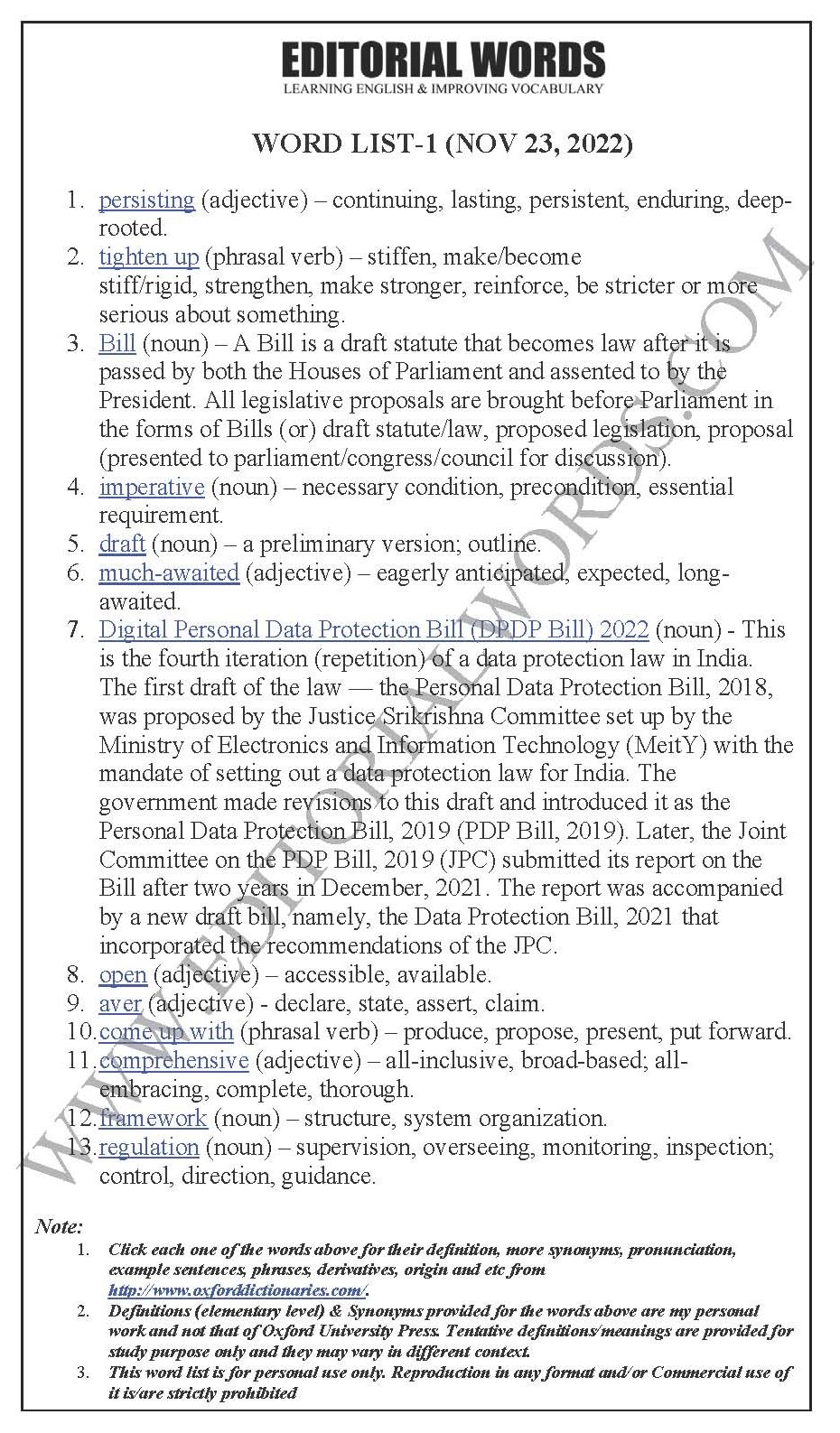 The Hindu Editorial (Persisting issues) – Nov 23, 2022