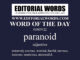 Word of the Day (paranoid)-01NOV22